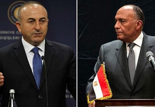 شاويش أوغلو وشكري يؤكّدان على تطوير العلاقة بين مصر وتركيا لما فيه خير الشعبين